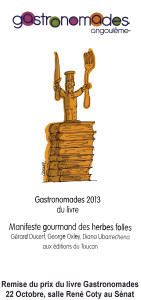 prix du meilleur livre de cuisine 2013